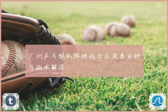 广州乒乓球队阵地战打法深度分析与战术解读